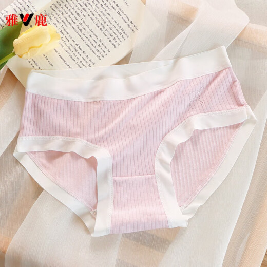 Yalu Unterwäsche für Frauen atmungsaktive Mädchen Mid-T-Taisten Unterwäsche für Frauen Sommer einfache süße Mädchen Unterwäsche Bär 699# Green 1 XL 120-140jin [Jin gleich 0,5 kg]