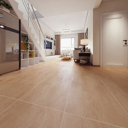 Marco Polo -Creme -Stil 600x1200 Holz Getreide Keramikfliesen Imitation Wohnzimmer Schlafzimmer Holzbodenfliesen Bodenfliesen Großes Brett 12605 600 mm1200mmmm