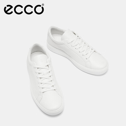 ECCO Shoes para hombres cómodos y versátiles, zapatos informales, suave y fresco 60 aniversario 582404 White 58240401007 39