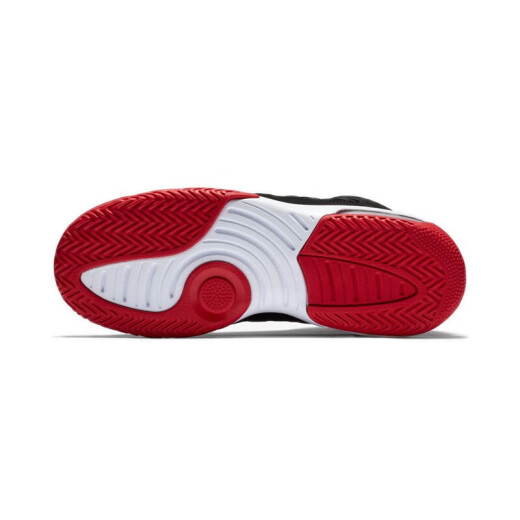 Nike (NIKE) basketball shoes women's shoes, new summer AIR JORDAN large children's shoes, shock-cushioning and wear-resistant mid-top sports and casual shoes AQ9214-006/black and red 35.5
