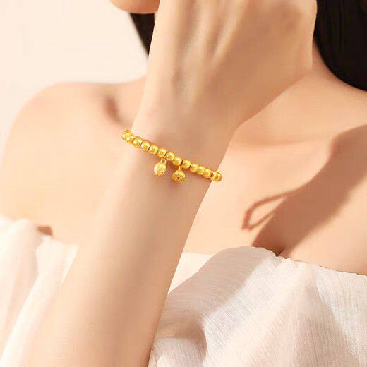 Bracelet de sable à demi-grain bracelet bracelet féminin Bracelet de transport de transport de bracelet deux vies Happy Lotus Pod Bracelet Simulation Donnez la copine d'anniversaire de pod Lotus Pod 5n (Rope élastique)