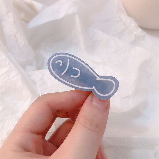 Jiaoxue Fiacry small fish bone hair clips 4 pack women's side bangs clip forehead one-word clip bb clip headwear