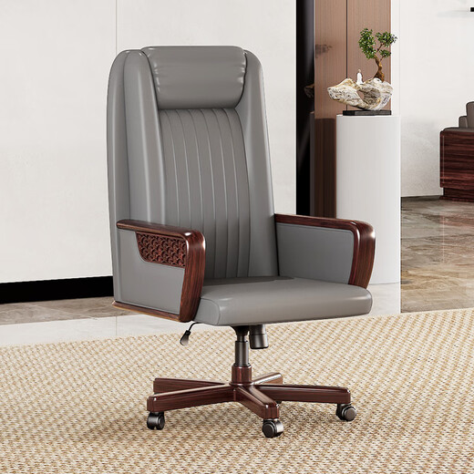 Xinshiya New Chinese Style Desk Black Gold Wood Boss Desk Now All Solid Wood Executive Desk Boss Desk President Office Furniture Executive Desk 2.4m