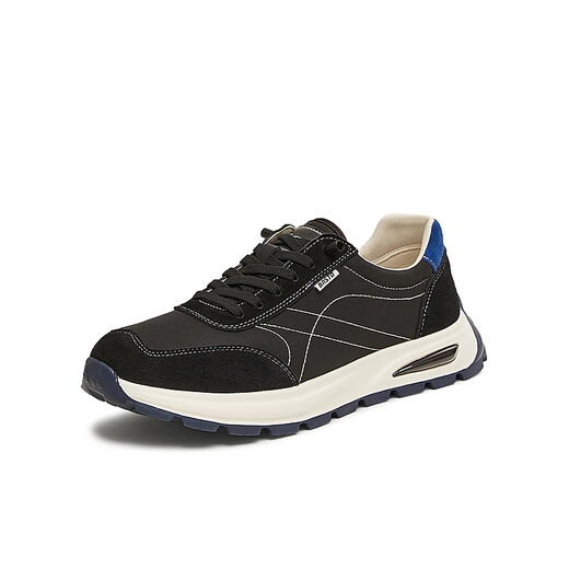 
Baisitu 25 spring fashion outdoor sports thick sole round head men's casual shoes 15888AM5 black 41