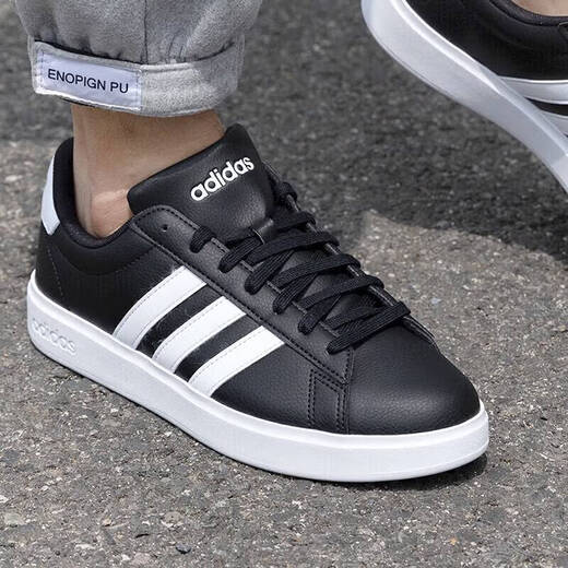 Официальная судовая магазин Adidas Men's Men's Shoes, новая осенняя туфли с тремя полосами.