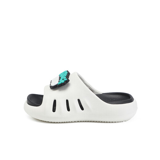 B.Duck Little Yellow Duck Summer New Children's Croc Shoes Boys Girls Home Baby Slippers Baotou White Black Size 28 Foot Length 16.0-16.7cm