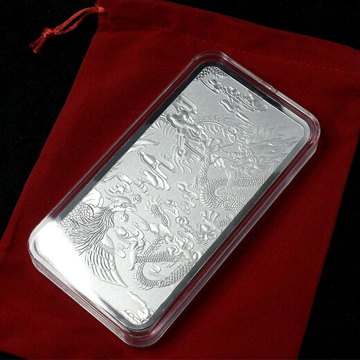 Tianxinyang Investment Silver Bar Guizi Longfeng Chengxiang Silver Bar 1000g Upgraded New Model