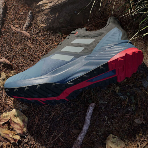 阿迪达斯 （adidas）跑步鞋男鞋2025夏季新款TERREX户外越野跑鞋缓震运动鞋透气休闲鞋 IH3880 40