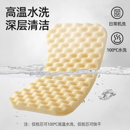 Betis children's pillow shaped pillow baby 3 months to 1 year old baby silicone pillow cervical vertebra nap pillow universal