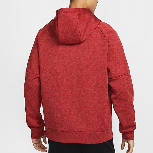 耐克（NIKE）卫衣男装2025春秋季新款运动服针织加绒保暖连帽套头衫DQ4835-677 DQ4835-677大学红/黑 S