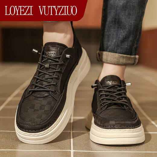 LOYEZI VUTYZIUO CHAISSOIRES HOMMES 2025 NOUVEAU AUTOMNE AUTOMNE MEN'S LAZY CONCUTÉE SOLE SOLE SOLE SOLE ANTI-ODOR COMMOIE SPORT