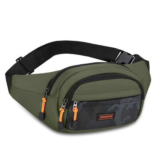 Sac à taille pour homme en multifonction Nouveau sac de téléphone mobile sportif Sac de course de fuite de grande capacité Bag de poitrine extérieure BJ680 Gray