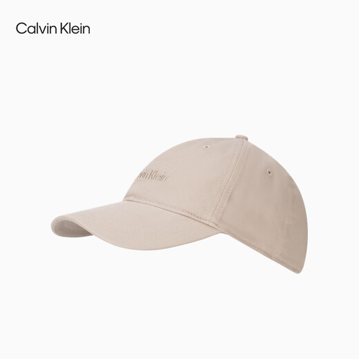 Calvin KleinJeans男女同款休闲运动ck刺绣纯棉弯檐鸭舌帽棒球帽礼物4D5021G