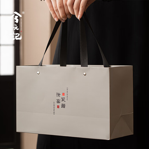 Xi Yuanji blue and white wine warmer, wine warmer set, white wine, rice wine, wine set, gift box, birthday gift for elders and father, flower wine warmer, one pot, three cups set - gift box