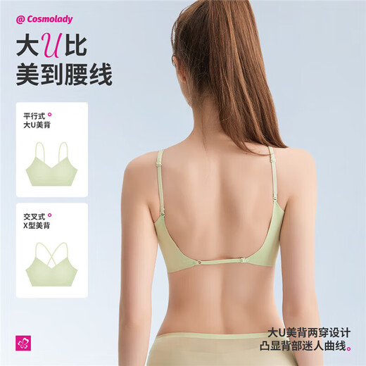 Urban Beauty Underwear Women's Wireless Gathered Summer Ice Silk Thin Traceless Half Cup Anti-Slip Breathable Bandeau Bra 2V41A2