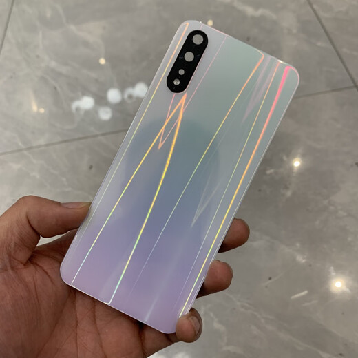 适用vivoiQOO Neo玻璃后盖O855手机后壳屏玻璃竞速版V1396A NEO紫色 后盖+镜头玻璃+工具