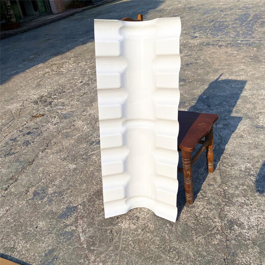 
OIMG auxiliary materials 1050 ASA resin tile ridge tile roof ridge tile antique plastic tile dark gray
