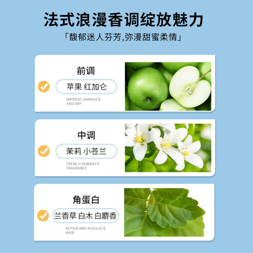 Bodybuilding Chuangyan Bodybuilding Chuangyan M&aposAYCREATE elastin for women's curly hair, moisturizing, fluffy, anti-frizz, long-lasting ll 2 bottles