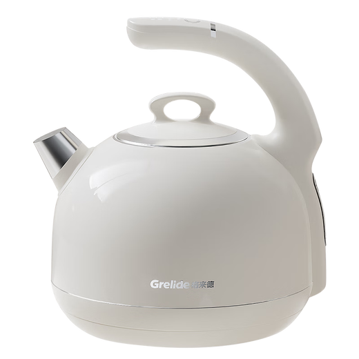 格来德（Grelide）烧水壶欧式复古保温316不锈钢电热水壶多段控温电水壶恒温防烫家用热水壶D1215E白色