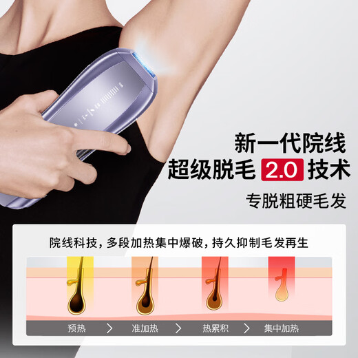 Ulike Pro10 new generation hair removal device sapphire freezing point hair removal device shaver private virgin men birthday gift for girlfriend 60 yuan back after consulting customer service Pro10 future twilight + electric scraper