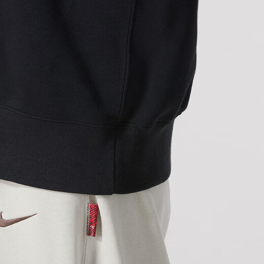 耐克（NIKE）男装运动套装 25秋季新款健身休闲圆领套头衫卫衣收口长裤两件套. FN3889/010+FN3802/010 S/165【建议体重90/110斤】