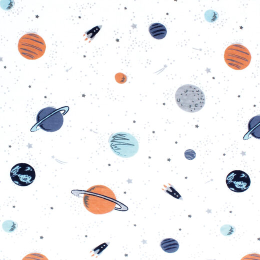 HUDSON BABYBABY Unisex baby changing pad cover, space, one size fits all