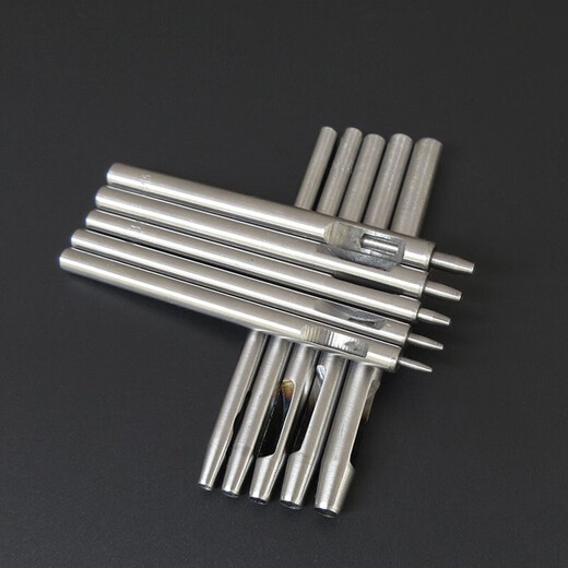 Feng Shang round punch belt punch 10-piece set punch handmade leather hole tool eye opener section punch plus round punch