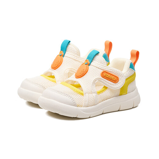 
Carter Rabbit Children's Sandals 1-3 Years Old Summer Children's Shoes Girls' Toddlers Boys Breathable Sports Sandals Functional Baby Shoes White Yellow Orange Green 25 Inner Length 15.5cm Feet Length 14.3-14.9
