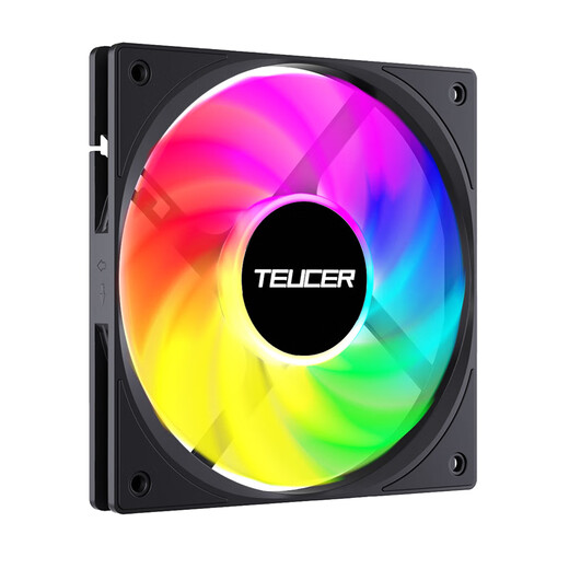 
Zero Degree Shijia UT12015 thin case fan 12 cm PWM intelligent temperature control computer desktop 12cm heat dissipation fan 120mm small four-pin connector Thickness 15mm UT12015 ARGB black (thickness 15mm)
