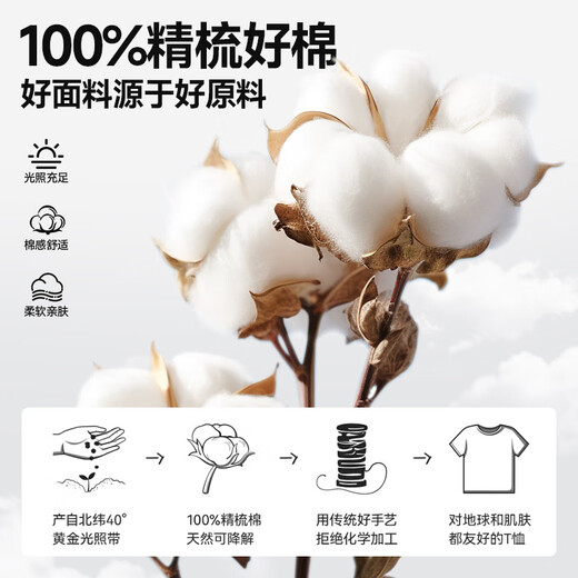 Miniso (Miniso) Kurzärärmelte T-Shirt Herren Sommer Trendy Brand Halbärmel 2025 Neue Herren-Front Schulter reines Cotton Casual Tops flacher Reis l