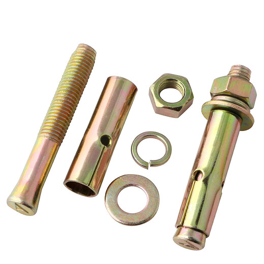 XMSJ boîte entière en gros norme nationale boulon d'expansion galvanisé vis pop-up vis d'expansion M6M8M10M12M14M16M20 crochet pop-up M12130 par boîte