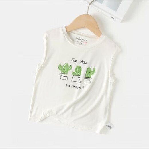 Disney Boys Modal ärmelloses T-Shirt Kleinweste Sommer Kleidung Kinderkleidung Kinderbaby dünne Kinder Trend U13588 Graublau 110 cm
