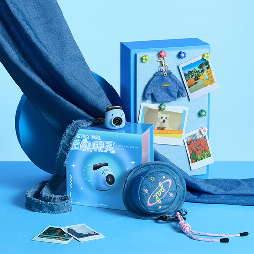 INSTAX Fuji instax Pal Gift Box Set Denim Blue