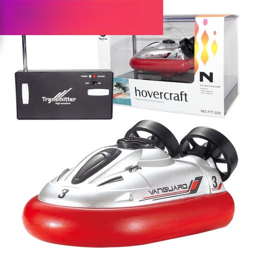 Gund télécommande sous-marin rapide sous-marin navire de guerre modèle aquarium submersible sous-marin électrique enfants avec caméra aéroglisseur rouge standard + batterie + tournevis