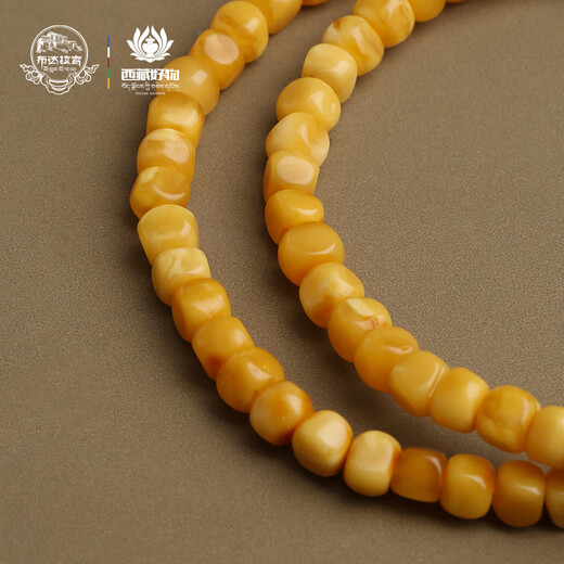 Potala Palace beeswax necklace amber multi-ring 925 silver small tag bracelet bracelet for men and women birthday gift for girlfriend beeswax necklace