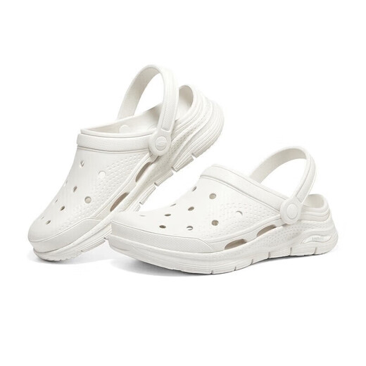 斯凯奇（Skechers）泡泡鞋丨夏季情侣洞洞鞋女沙滩踩屎感拖鞋男增高防臭透气