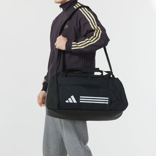 
Adidas men's bag women's bag new outdoor portable crossbody bag sports gym bag casual travel shoulder bag IP9863/black and white MISC