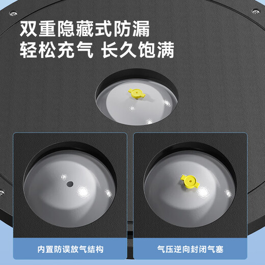 Made in JD.com ausgeglichener Wellengeschwindigkeitskugel verdickte Halbkreis-Balance Ball Pilates Fitness formen Haushaltsspannungsseil klarer Himmelblau