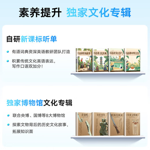 Youdao Listening Bao E6Pro 128G [National Subsidy 15%] Repeater English Bao Listening Bao Listening Walkman Word Memory Learning Artifact Pocket Portable Learning Machine