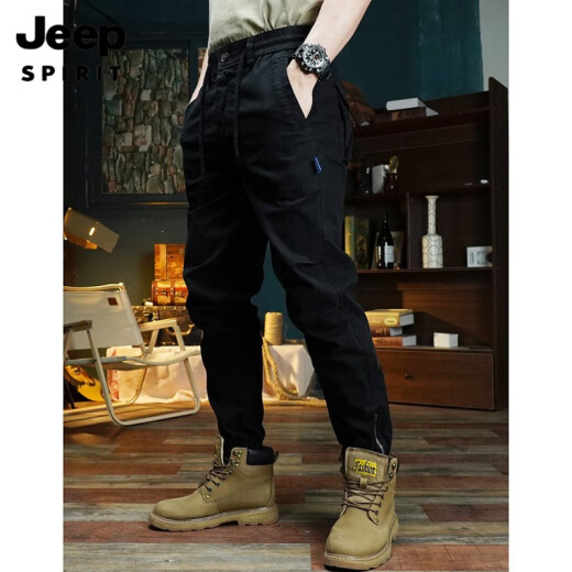 Jeep (Jeep) Pantalones de trabajo de atado al aire libre estadounidense para hombres y mujeres Pantalones casuales de algodón delgado de primavera y verano Camuflaje Pantalones largos A679 Camuflaje de color caqui (verano) delgado 28 (recomendado 90-110Jin [Jin iguala 0.5 kg])