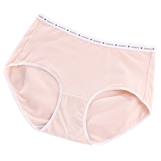 Medio de ropa para mujeres Medio y alta cintura Letras de algodón de algodón Color sólido Color macarroso Color mariposa de cuatro paquetes Anfen Women's Briefs 13583 Four-Color Four-Pack M Adecuado para 75-90Jin [Jin equivale a 0,5 kg]