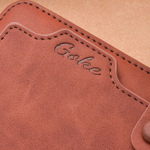 Tenggexiang portefeuille pour portefeuille pour portefeuille long portefeuille sac d'identité de grande capacité portefeuille multicard portefeuille cadeau de la fête des pères marron foncé