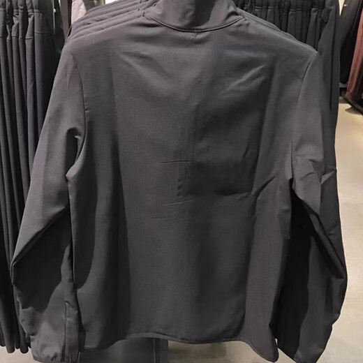 Nike Suit's Men's Spring New Running Training Stand Collar veste veste de veste de sport mince tissée DM6620-011 / DRI-FIT / Single Veste S