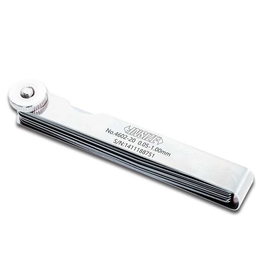 INSIZE feeler gauge multi-Specifications gap gauge thick and thin plug measuring tool 4602-32/32 pieces 0.03-1mm