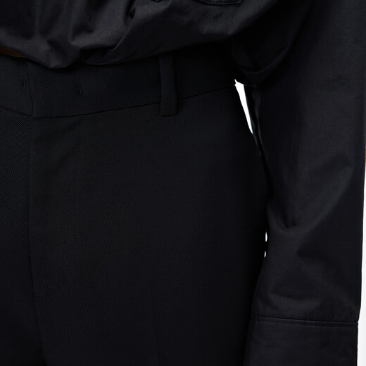 Jiangnan Buyi (JNBY) Suit Pants for Women Loose Comfortable Simple Commuter Straight Black Pants 5M8E11150 001/Black L