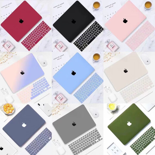 Geeignet für MacBook Protective Case Apple Computer Protective Case M1PRO13 Apple Laptop 2024 Neues AI -Gradienten -Blaukäse -Tastaturfilm und Staubstopfen Old Pro13A1278
