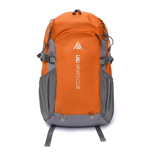LUGELI Mountaineering Bag Sommer im Freien für das Leichte Rucksack Männer und Frauen Sportwanderung Rucksack Camping mit großer Kapazität Rucksack Mountaineering Bag Upgrade Modell [Orange]
