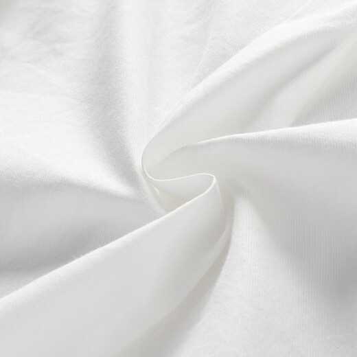 DAVE&BELLA boys' short-sleeved shirt summer new style children's white shirt pure cotton children's clothes fashionable baby boy top white ready stock 140 cm (recommended height 130-140cm)