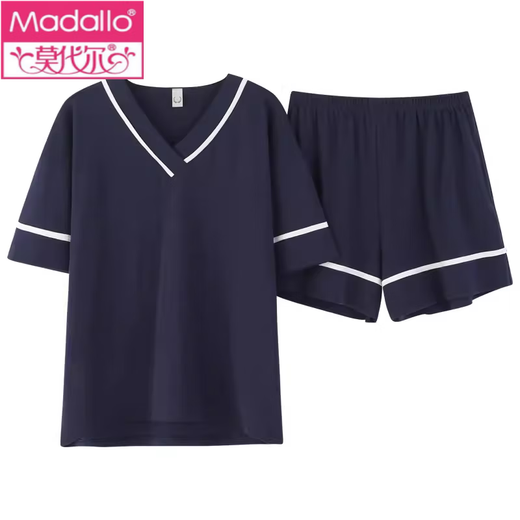 Pajamas modal femenina GRAT GRANDE ALGODE ALGODO DEL ALGODA VATILLA ALGO DEL CONDICIÓN VAJE TRATO A LA TALLA 240 JIN [JIN Igual de 0.5 kg] ropa de hogar suelta 6x ZJ679 2XL [140-160 Jin [Jin iguala 0.5 kg]]