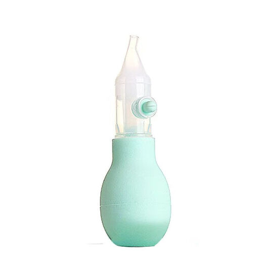 婴儿吸鼻器婴幼儿宝宝鼻屎清洁器儿童通鼻塞清理手动防逆流设计 【弯头款】粉色吸鼻器